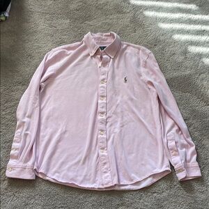 Pink Ralph Lauren Knit Oxford